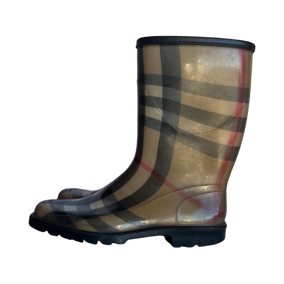 Burberry nova check rain boots size 38 - Picture 4 of 9